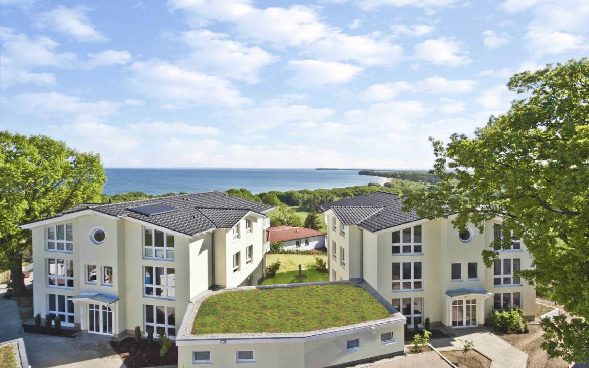 Meeresblick Residenzen Fewo Terrasse Schwimmbadnutzung | Gohren