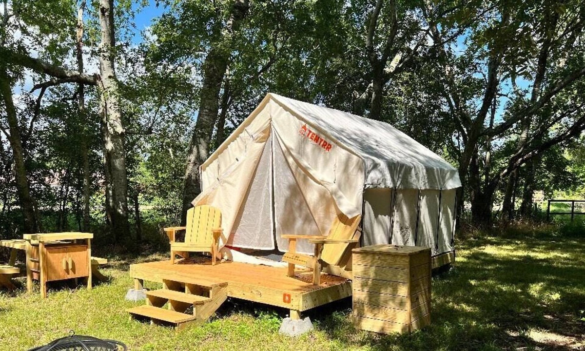 Tentrr State Park Site Texas Brazos Trailside Camp | Texas Gulf Coast Region