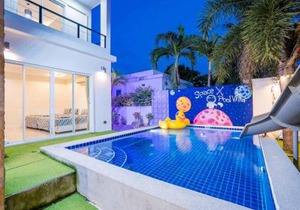 บ้านสไลเดอร์ 4 ห้องนอน หัวหิน