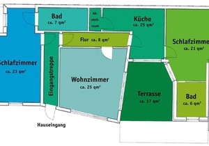 100 m² Apartment ∙ 2 bedrooms ∙ 4 guests