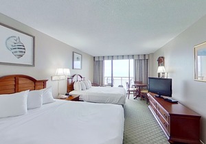 15th Floor Ocean View, Dog-Friendly Studio w/ AC, WiFi, Shared Pool/Hot Tub