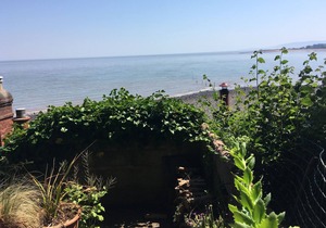 17th C Fisherman's Cottage, quiet Harbour location opposite Beach with Sea Views