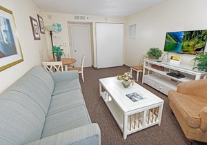 1BR/1BA Oceanfront condo w/Kitchen & Balcony in Center of MB, #400