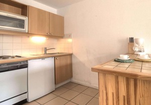 1st floor, view mountain, terrace, tv, ski locker, 28m², Serre Chevalier