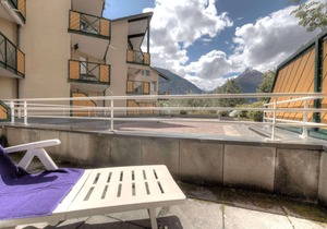 1st floor, view mountain, terrace, tv, ski locker, 28m², Serre Chevalier