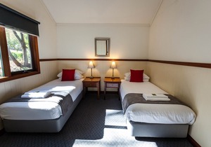2 Bedroom Chalet offers 2 separate bedrooms with a large living/dining area and balcony.