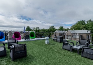 2 bedroom condo with water park, spa and gym!