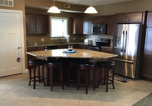 2 BR/2 Ba Lakefront Condo 211-open concept kitchen/living and dining room