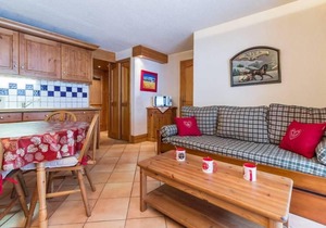 20m from ski slopes, 2nd floor, tv, ski locker, 37m², Les Arcs