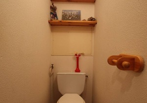 2nd floor, view mountain, balcony, parking, ski locker, 43m², Pelvoux