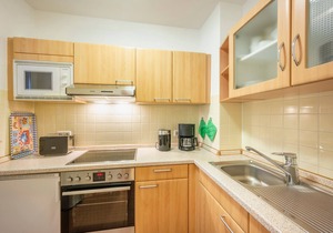 3-room apartment close to the beach with balcony and located directly on the North Sea dike