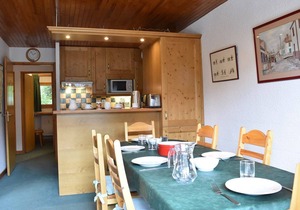 3-room apartment with balcony and WIFI, 150m from slopes, 6 people - Méribel