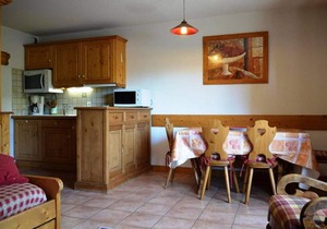 3-room apt, sleeps 6, near shops and slopes, parking included, pets allowed