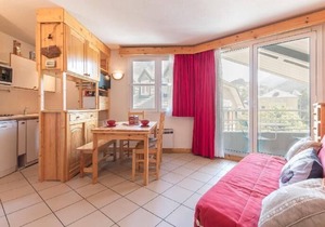 3rd floor, view mountain, balcony, tv, 33m², Serre Chevalier