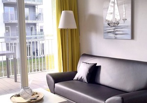48.1.M Seestern - modern vacation apartment, close to the beach, infrared cabin, large