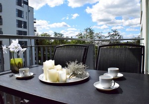 48.2.M Seestern - Cozy vacation apartment, close to the beach, large balcony, pets