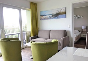 48.3.M Seestern - Modern vacation apartment, infrared cabin, close to the beach, large