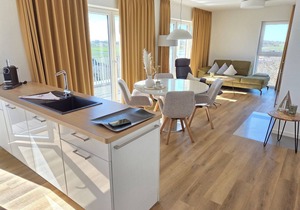 49.6.S Blinkfüer - Modern, high-quality vacation apartment, sauna, fireplace, large balcony