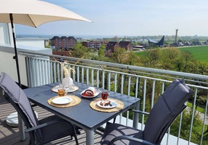 49.6.S Blinkfüer - Modern, high-quality vacation apartment, sauna, fireplace, large balcony
