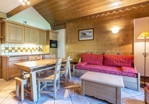 50m from ski slopes, 1st floor, view ski slopes, fitness, swimming pool, sauna, hammam, balcony, tv