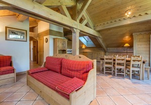50m from ski slopes, 2nd floor, view ski slopes, fitness, swimming pool, sauna, hammam, balcony, tv