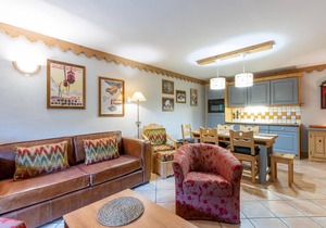50m from ski slopes, 2nd floor, view mountain, fitness, swimming pool, sauna, hammam, balcony, tv