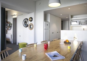 50m from ski slopes, 8th floor, balcony, tv, ski locker, 54m², Les Arcs