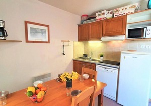 50m from ski slopes, 5th floor, view mountain, balcony, tv, ski locker, 40m², Superdévoluy