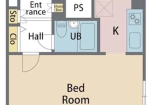 601 Studio with Private Rooftop Balcony - Al di la Yotsuya 601 / Shinjuku-ku Tokyo
