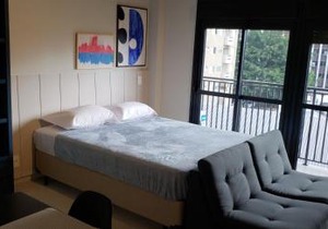 68 Brand-new studio next to Paulista Av, fast wifi