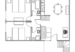 70 m² Apartment ∙ 2 bedrooms ∙ 5 guests