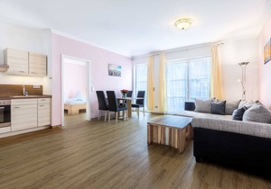 (8) Matthias, 2-room apartment, loggia, upper floor - Ostseeferienhaus Drachenflieger Pepelow