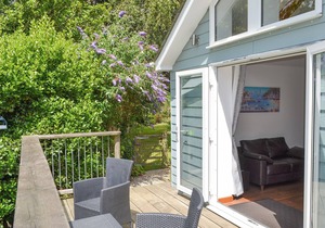 A peaceful haven with a summerhouse and just minutes from Mevagissey and Fowey.