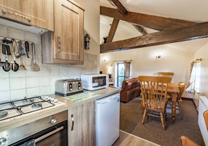 A spacious cottage with a first floor living space boasting far reaching views.
