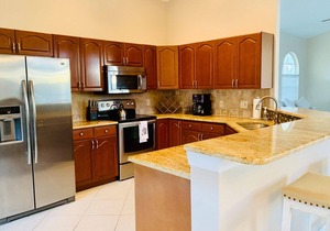 A true gem in Briarwood we call Seven Palms,a 3 bed, 2 bath private pool home