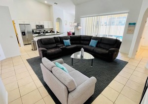Ample space and modern elegance await at this 5/3 Pool Home located at Highlands Reserve Golf and Country Club