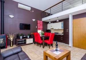 An authentic Dalmatian stone cottage on a hill, surrounded by unspoiled nature in the heart of the D
