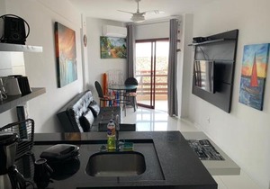Apartamento com Vista do Mar em Residencial com Piscina