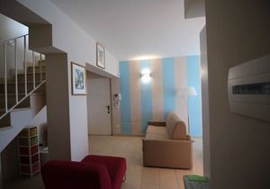 Apartment 30 meters from the sea with 8 beds with full sea view