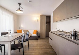 Apartment Treï Residence Bun Sté with Mountain View, Whirlpool, Sauna, Wi-Fi, Terrace & Balcony