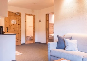 Apartment 'Cesa Sassela' with Mountain View, Sauna, Pool, Garden, Balcony & Wi-Fi