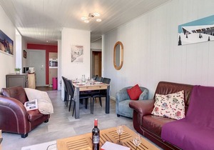Apartment in Chamonix, 3 bedrooms, 8 people, mountain view