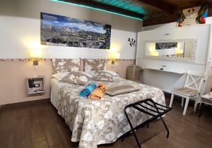 Apartment with 2 rooms, kitchen, terrace and views of Mount Vesuvius near Pompeii