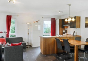 Apartment with private sauna and great balcony on the Graft with a view of the dike!