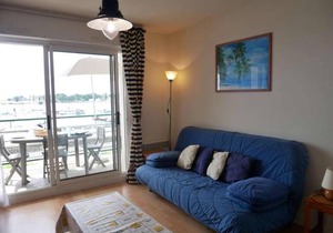 Appartement 2P. avec Vue Port, Tennis, Piscine Chauffée, Parking - À 600m de la Plage et Centre Nautique - FR-1-479-37