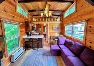 B11 Awesome "Tiny Home" A/C, Mountain Views, Minutes to Skiing, Hiking, Attractions, Dog Friendly!