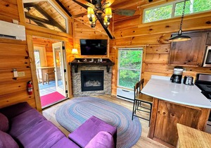 B11 Awesome "Tiny Home" A/C, Mountain Views, Minutes to Skiing, Hiking, Attractions, Dog Friendly!