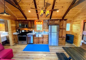 B3 Awesome "Tiny Home" A/C, Mountain Views, Minutes to Skiing, Hiking, Attractions, Dog Friendly!