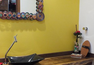 Beautiful house in front of the small Lagoon and next to the Beach of Novo Campeche!