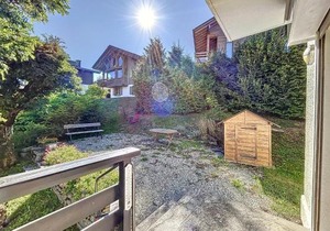 Bel Apt au Centre de Combloux avec Jardin, Balcon, Wifi et Parking à 300m des Commerces - FR-1-560-52